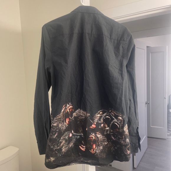 Givenchy Angry Apes Long Sleeve Button Up - Picture 2 of 5